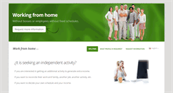 Desktop Screenshot of equipotrabajedesdecasa.com